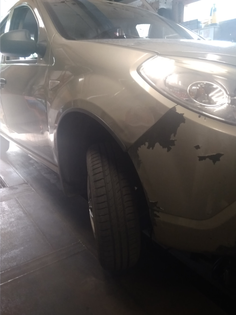 Скрежет в колесе, визг, писк и жуть — Renault Sandero 1G, 1,4 л, 2012 ...