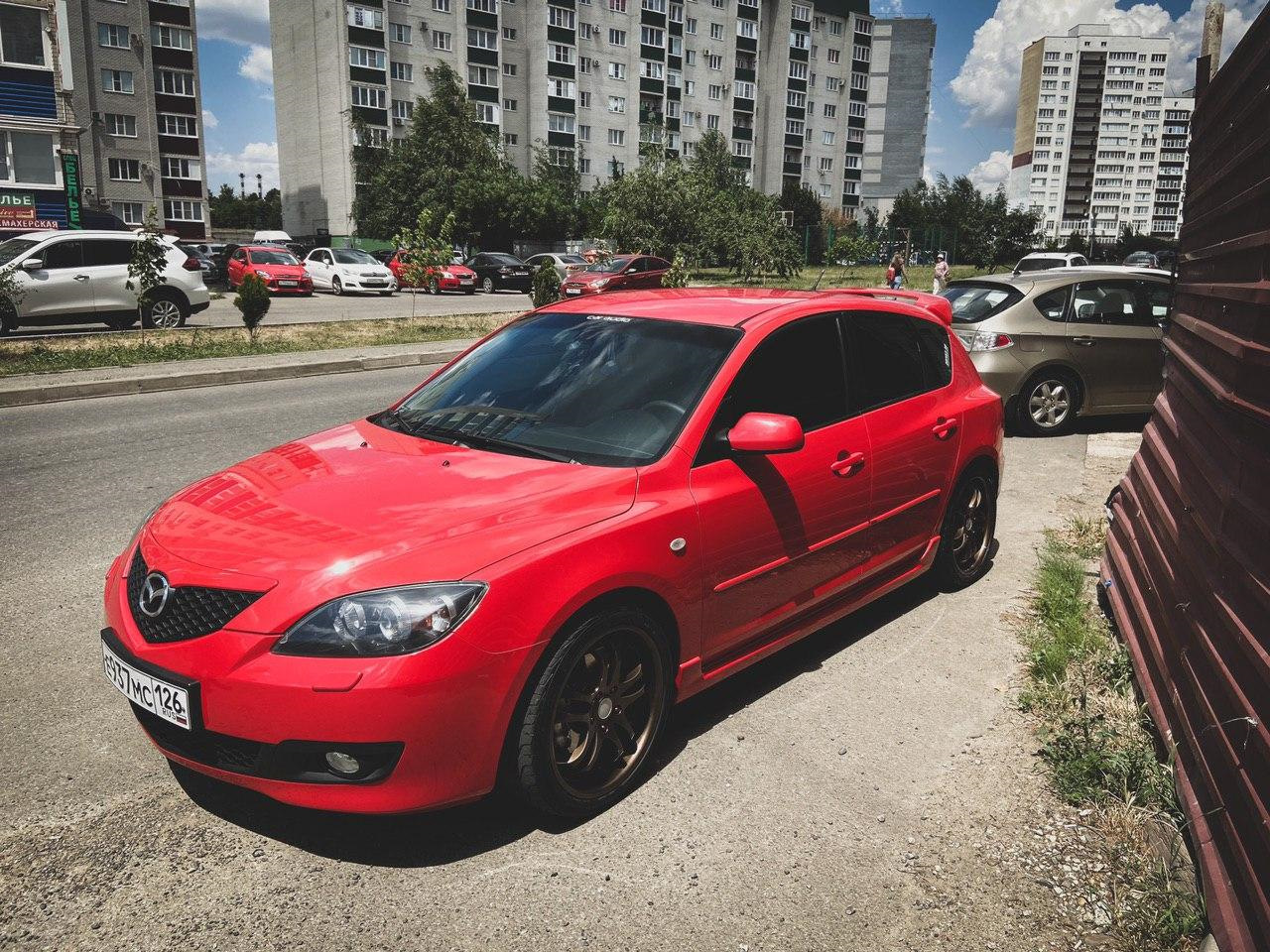 Тонировка 15% — Mazda 3 (1G) BK, 2 л, 2007 года | стайлинг | DRIVE2