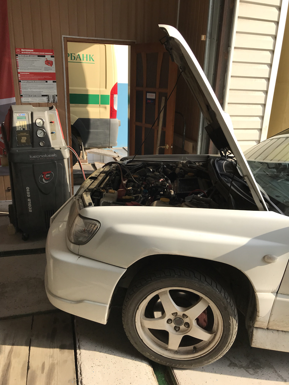 #10 кондиционер — Subaru Forester (SF), 2 л, 2001 года | визит на ...