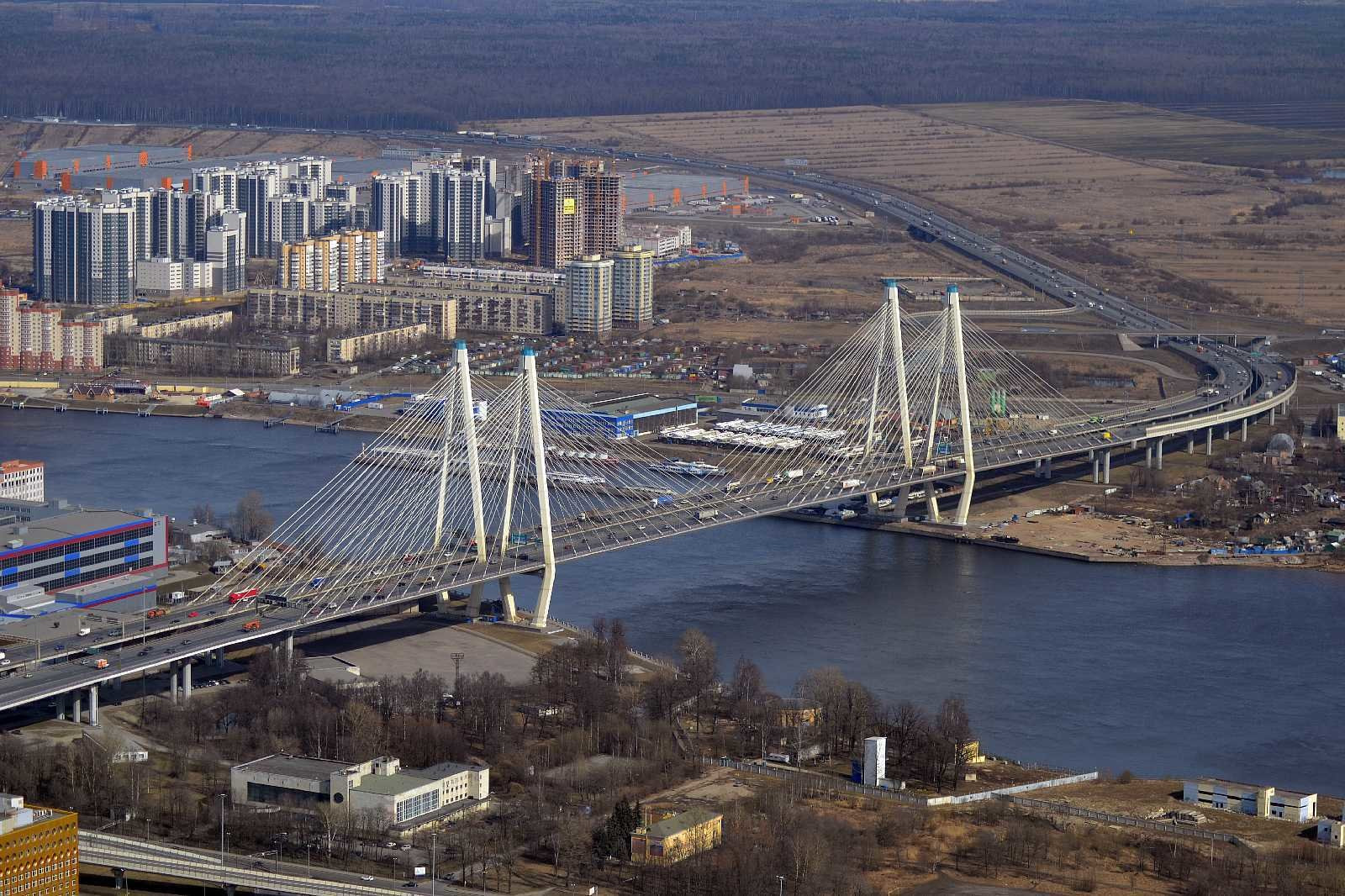 большой обуховский мост в санкт петербурге