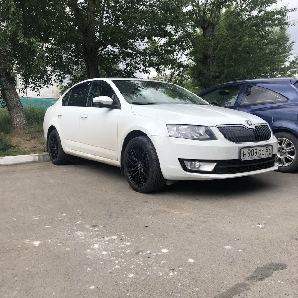 Наконец нормальные колёса 😎👍 — Skoda Octavia A7 Mk3, 1,8 л, 2017 года |  тюнинг | DRIVE2