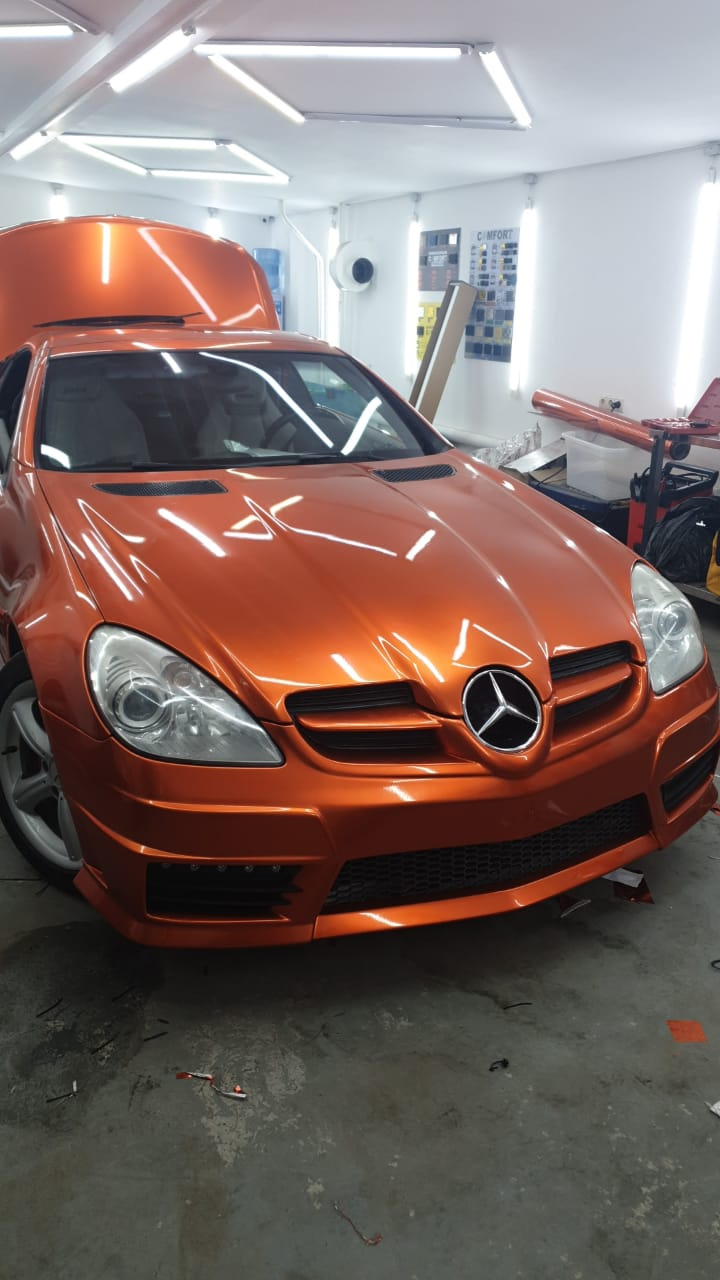 Раскрасим автомобильный поток — Mercedes-Benz SLK (R171), 1,6 л, 2004 года  | стайлинг | DRIVE2