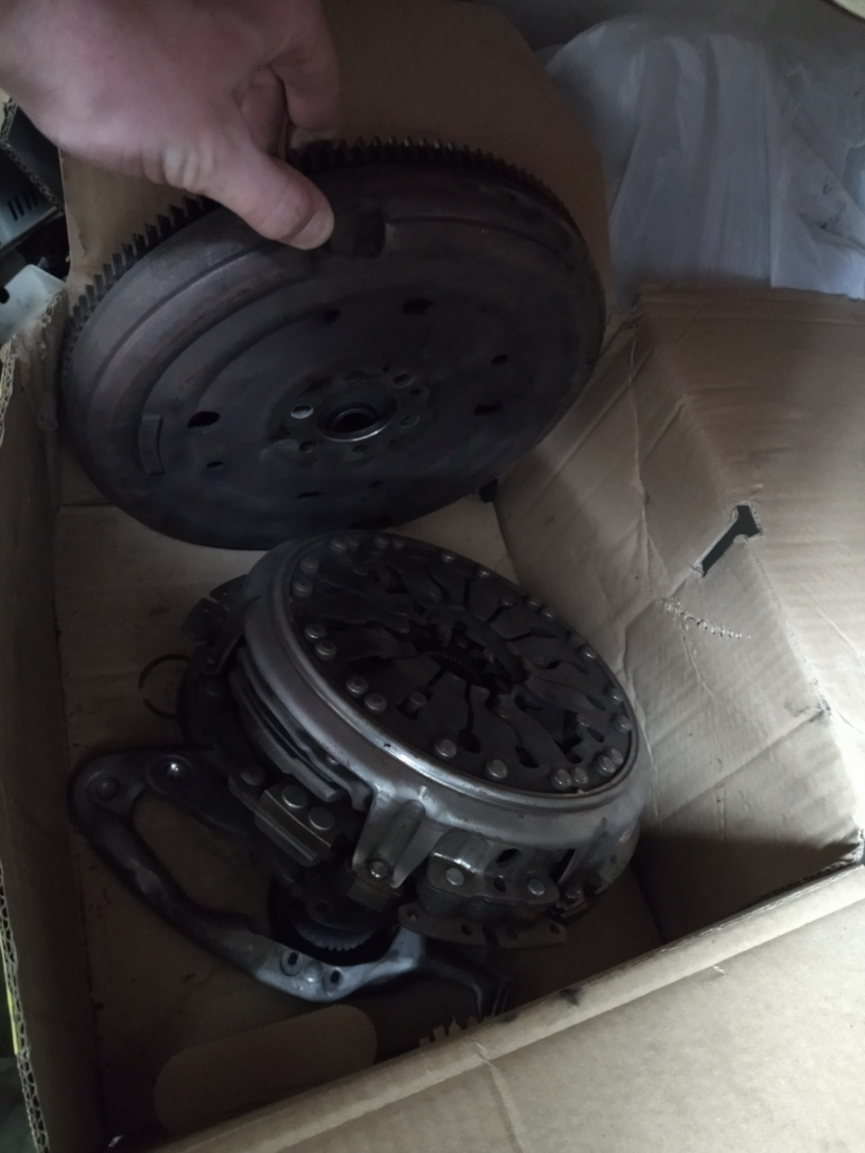 Замена сцепления DSG 7 — Volkswagen Golf Mk6, 1,4 л., 2012 года ...