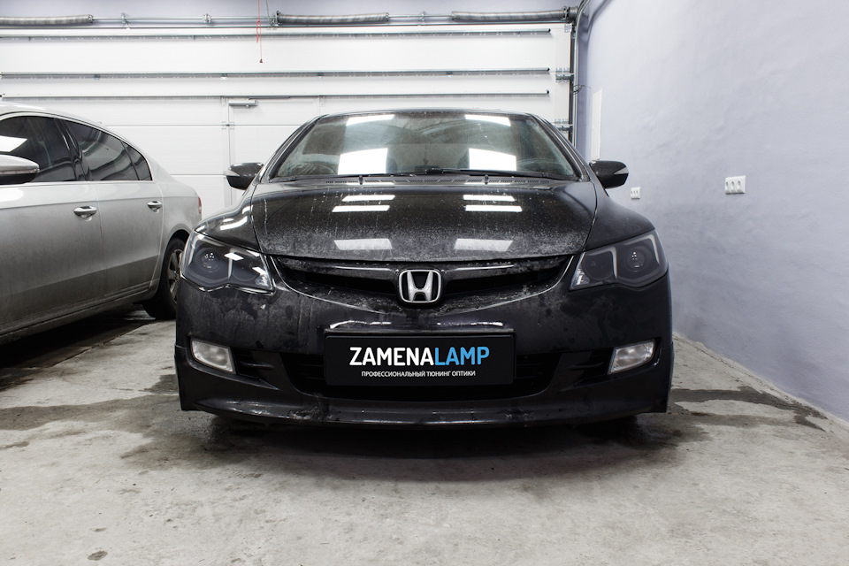 HONDA CIVIC 4D приводим фары в порядок — ZAMENALAMP на DRIVE2