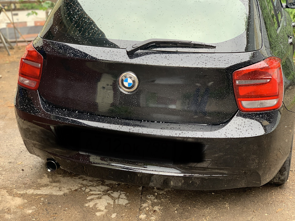 Насадка на глушитель M performance — BMW 1 series (F20), 1,6 л, 2012 ...