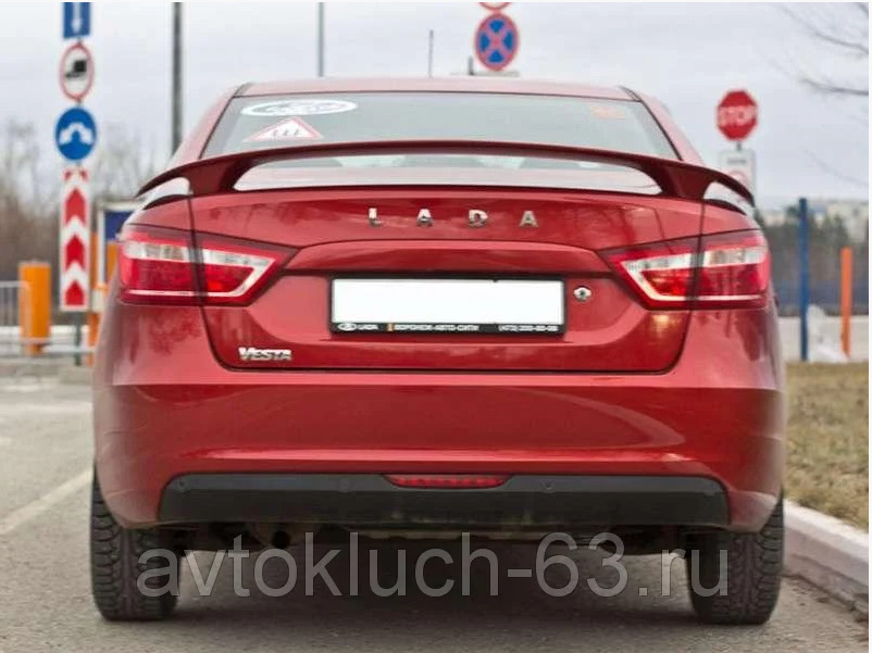 Cпойлер Sport Lada Vesta cедан, седан Cross в цвет АртФорм — АвтоКлюч ...