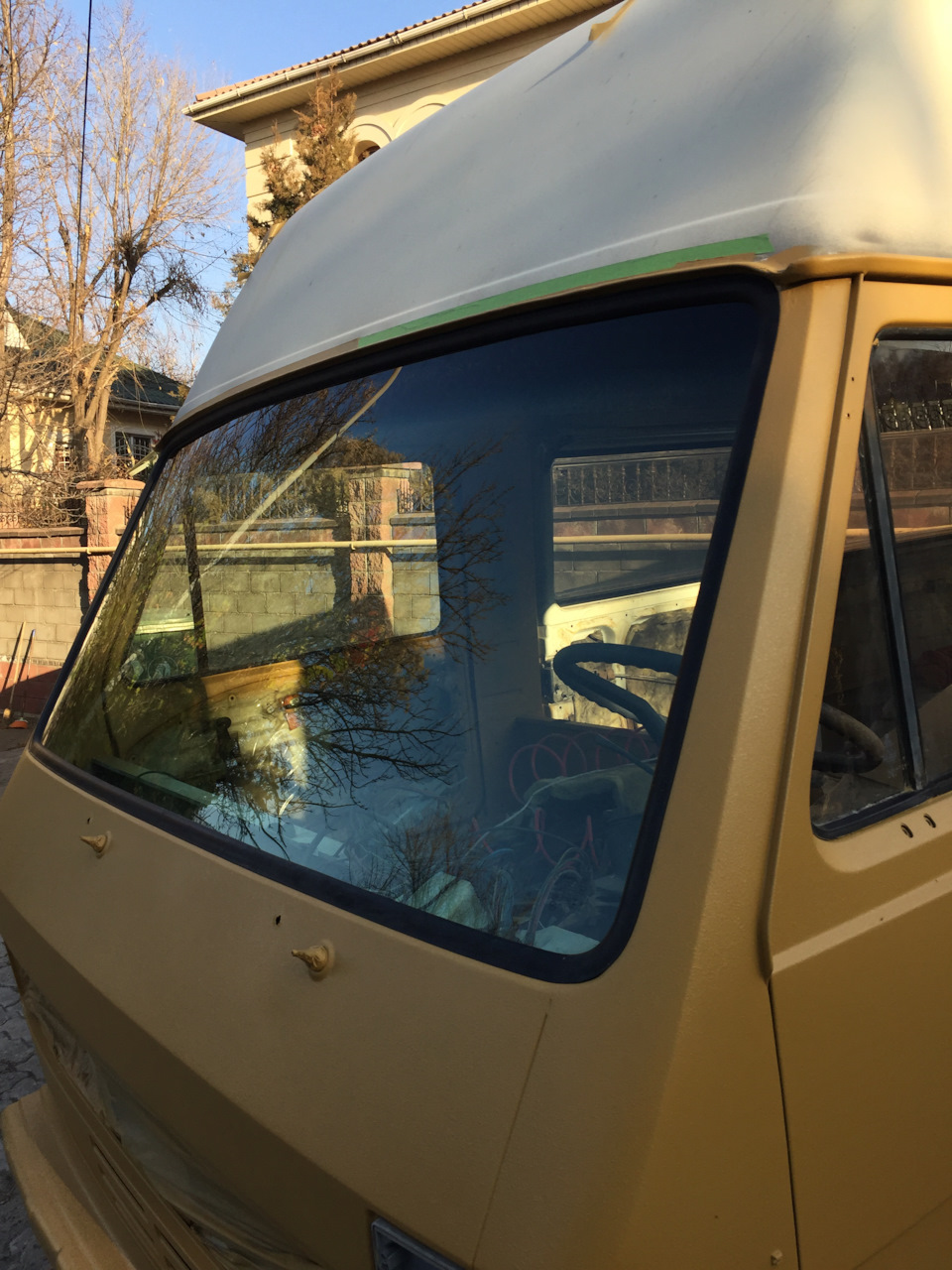 Лобовое стекло — Volkswagen LT (1G), 2 л, 1980 года | запчасти | DRIVE2