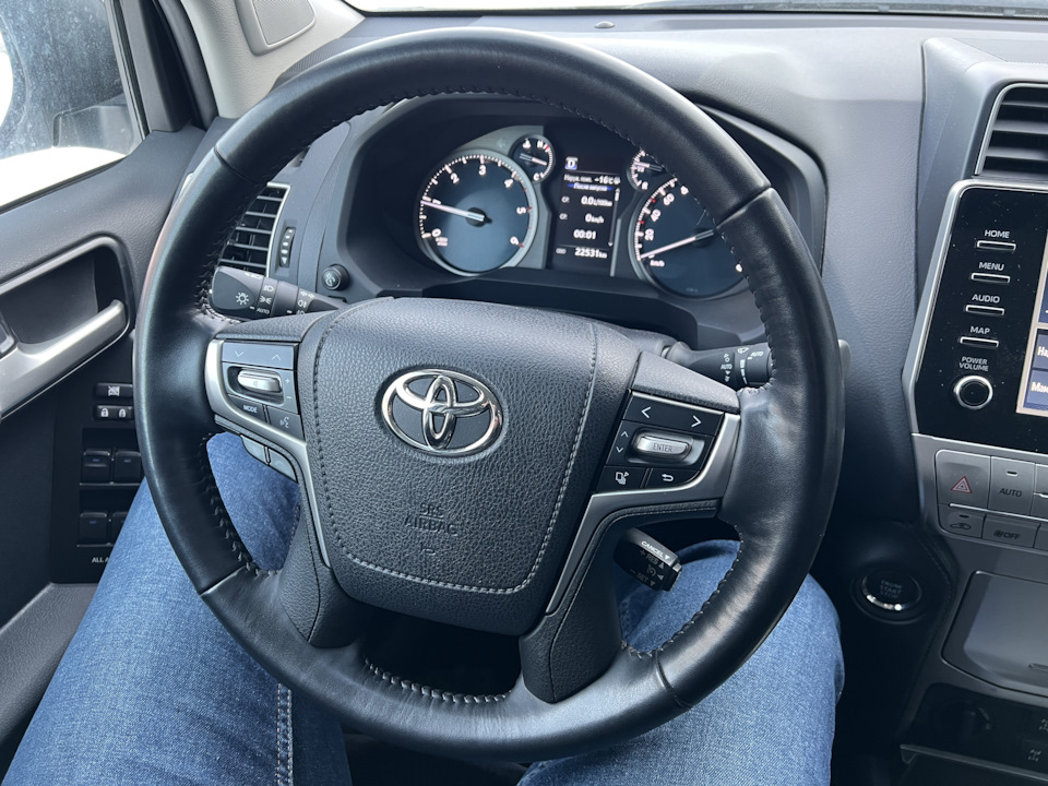 Очистка кожаного руля — Toyota Land Cruiser Prado 150-series, 2,8 л ...