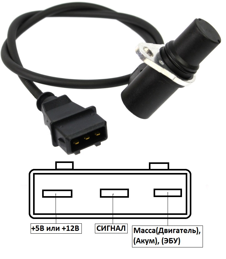 распиновка датчика коленвала