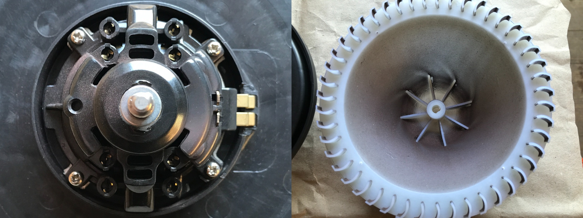 Замена подшипников электродвигателя вентилятора Quattro Freni ...