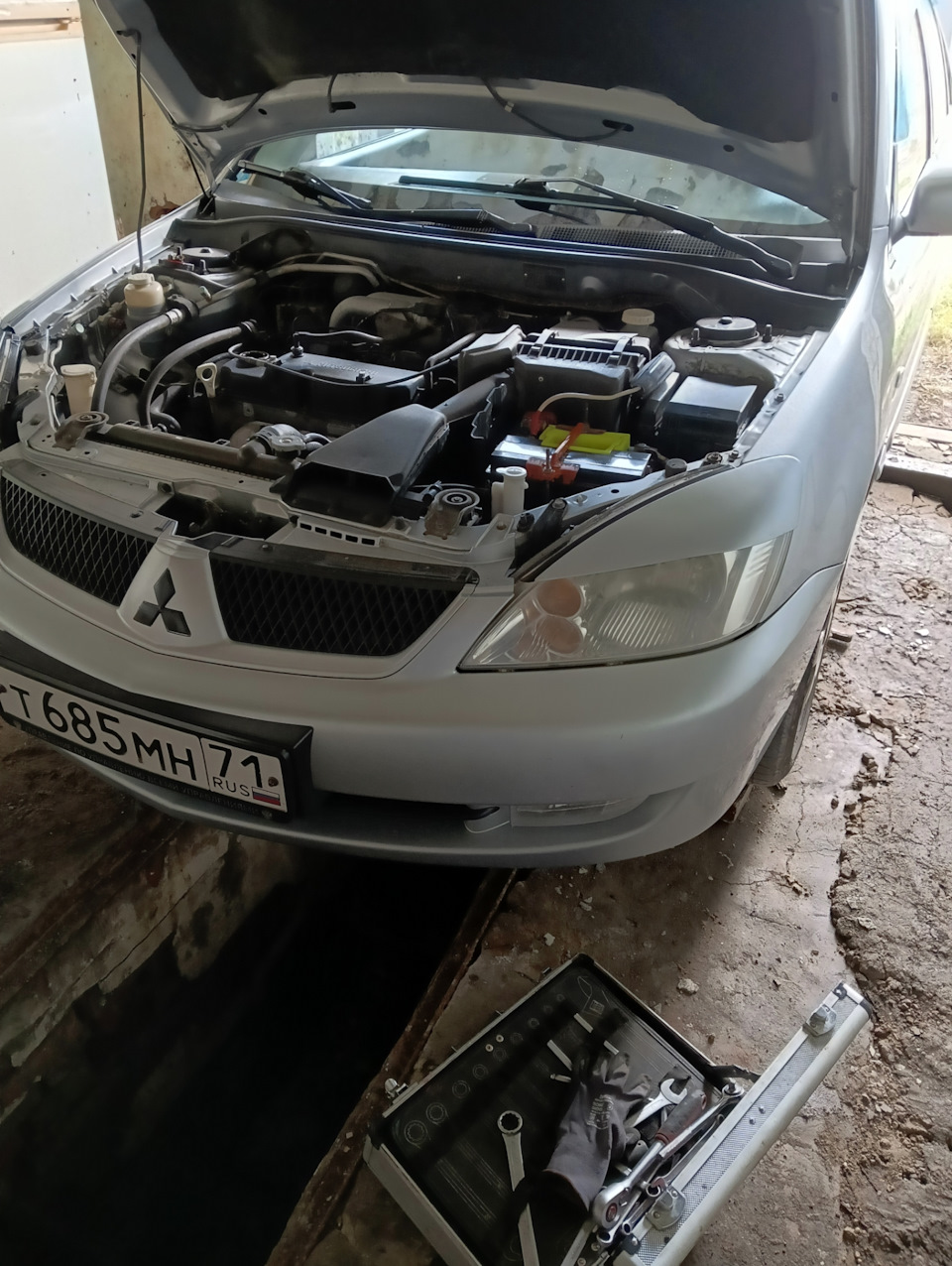Печка еле дует тёплым — Mitsubishi Lancer IX, 1,6 л, 2007 года ...