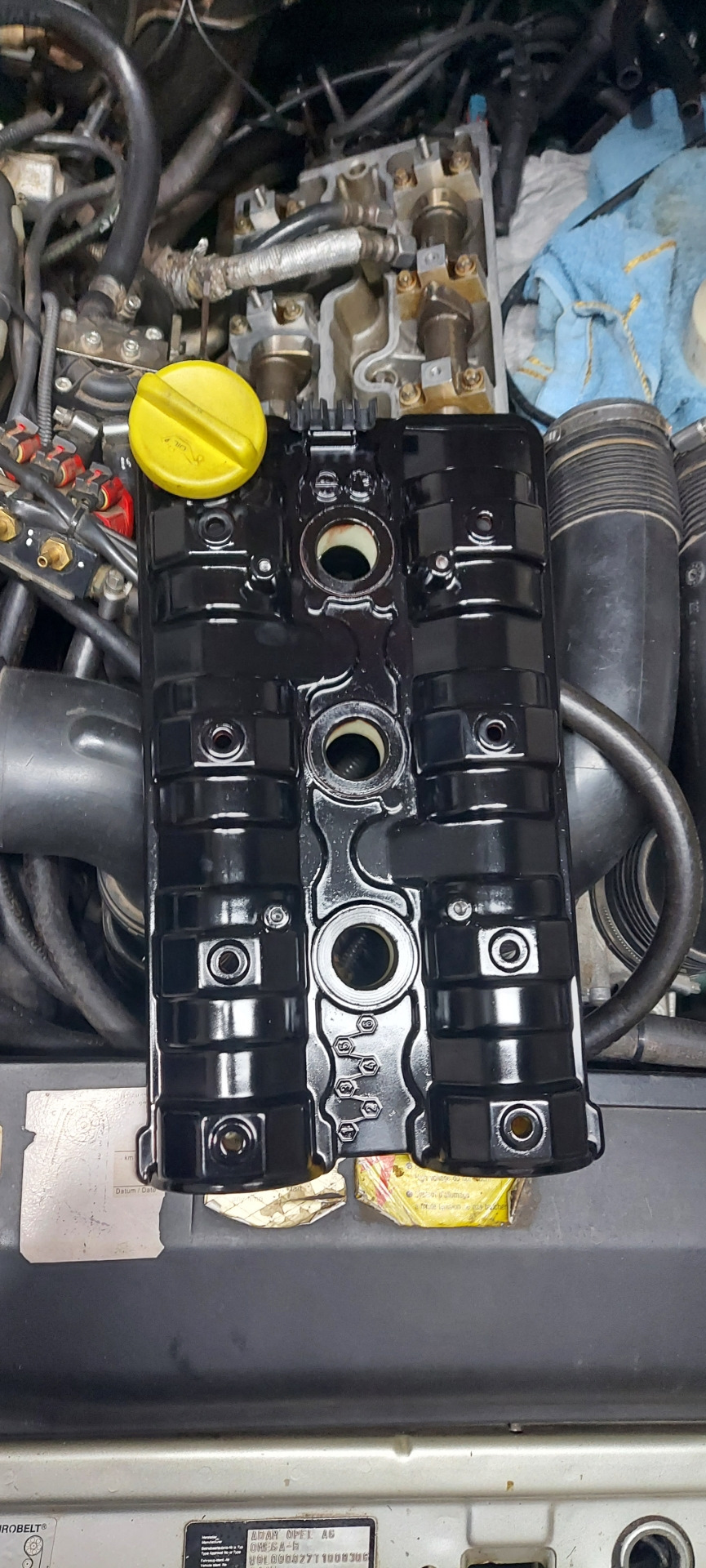 Алюминиевые клапаные крышки 2.5 v6 — Opel Omega B, 2,5 л, 1996 года ...