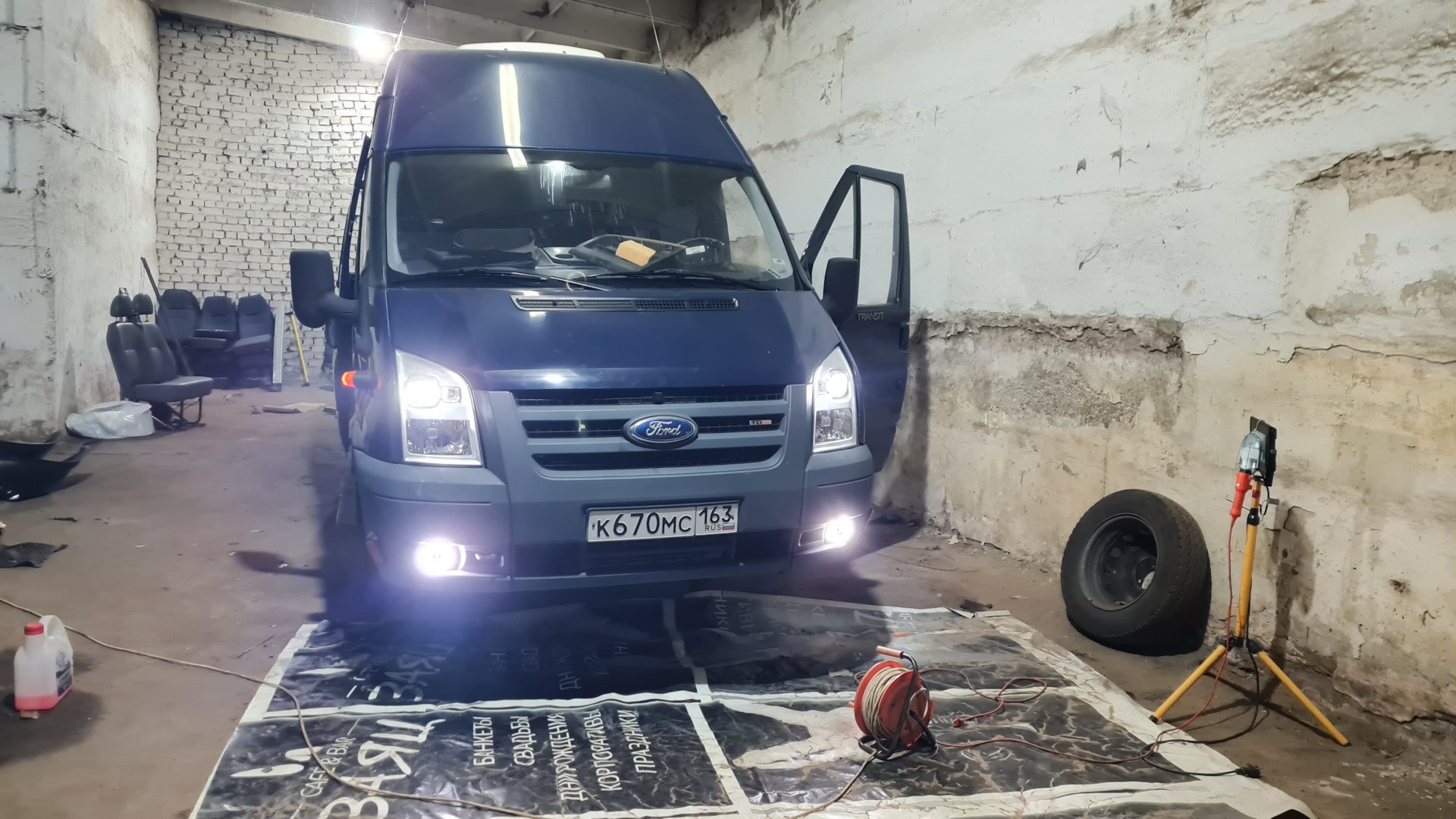 Ford Transit (7G) 2.4 дизельный 2008 | 2.4 турбо 115 лс на DRIVE2