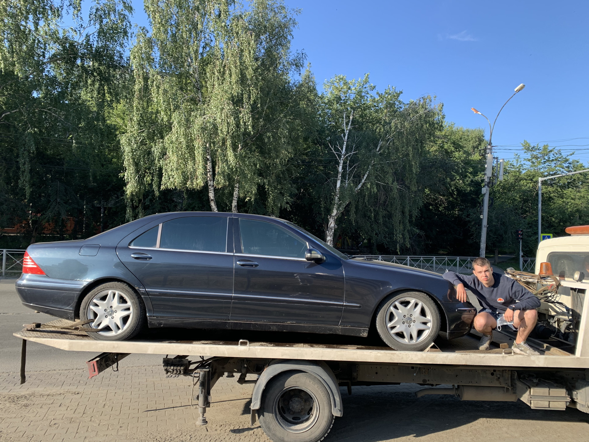 Долгая дорога домой и вердикт СТО — Mercedes-Benz S-Class (W220), 4,3 л,  1999 года | покупка машины | DRIVE2