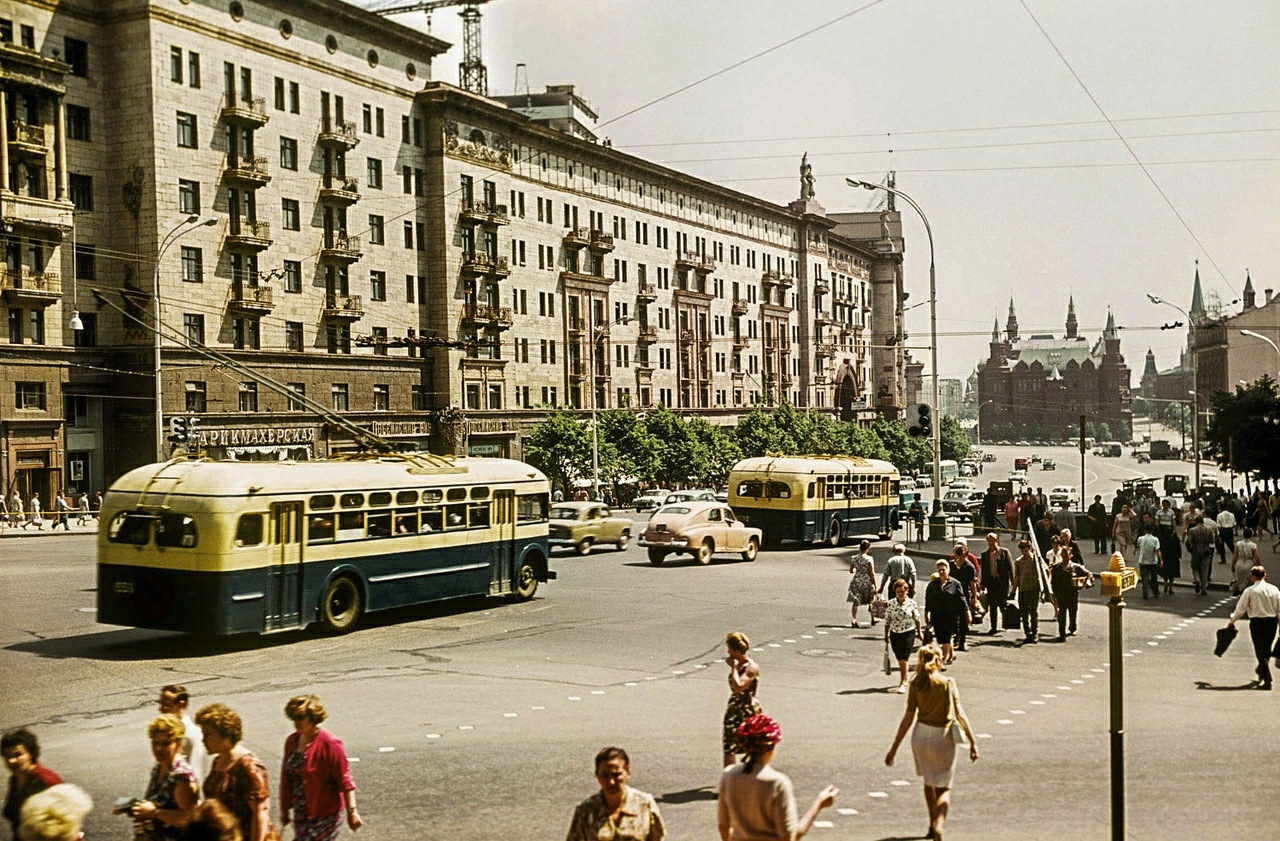 Тверская улица Москва в 1960