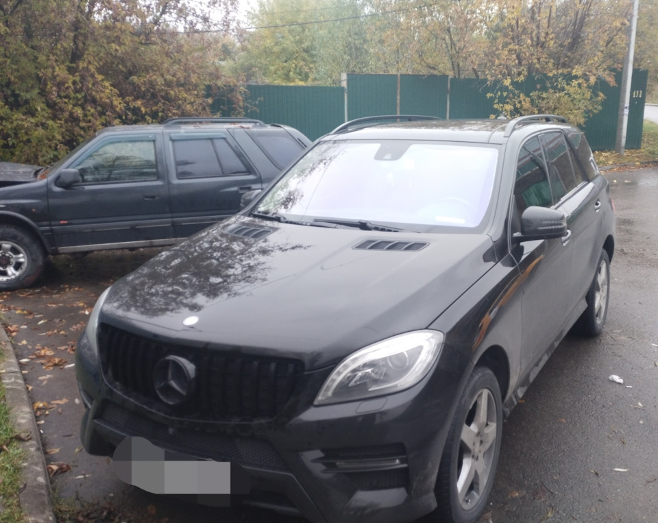 Решетка GT готовый результат — Mercedes-Benz M Class (W166), 3,5 л ...