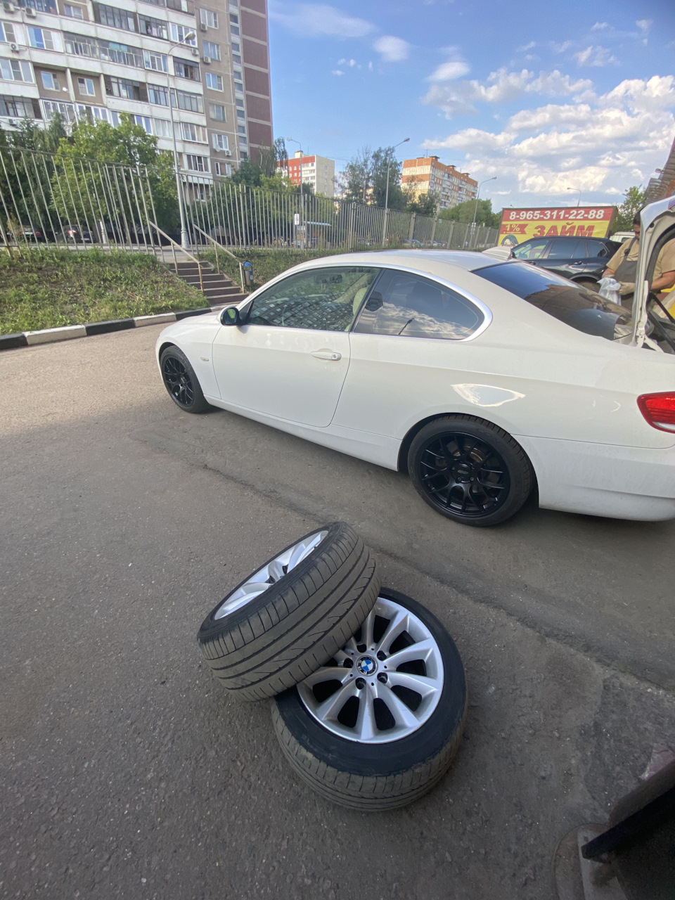 Давай сделаем сначала самое необходимое» ч.1 — BMW 3 series Coupe (E92), 3  л, 2007 года | колёсные диски | DRIVE2