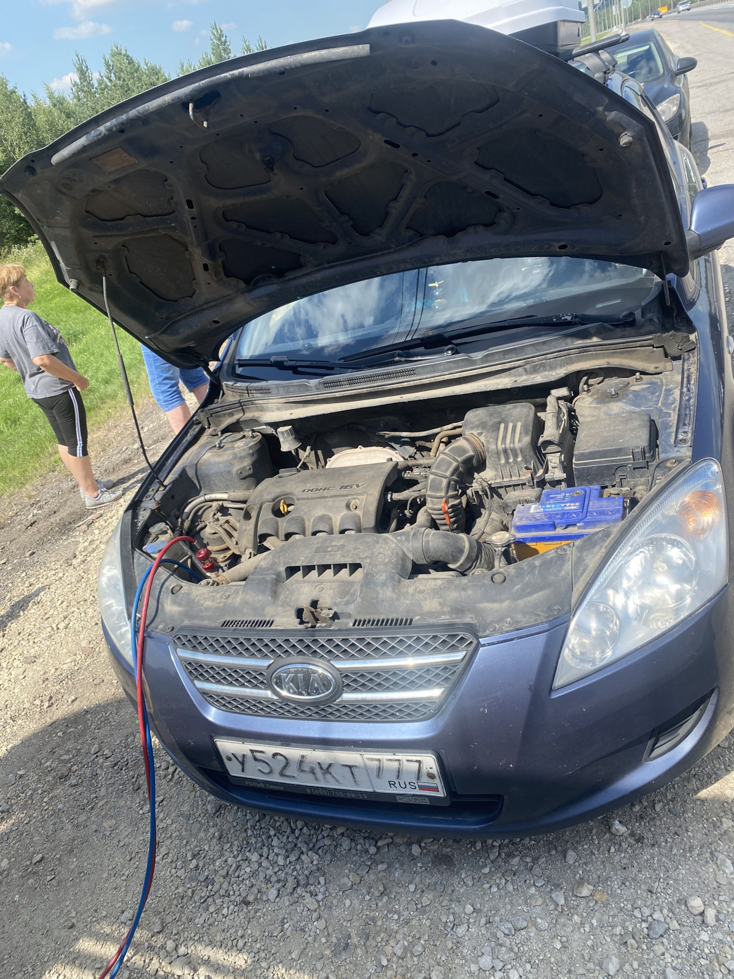 Короткий ремень в обход компрессора кондиционера — KIA Ceed (1G), 1,6 л ...