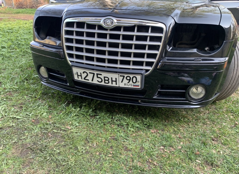 Промывка фар и очистка хром решетки. — Chrysler 300 (300C) (1G), 3,5 л ...