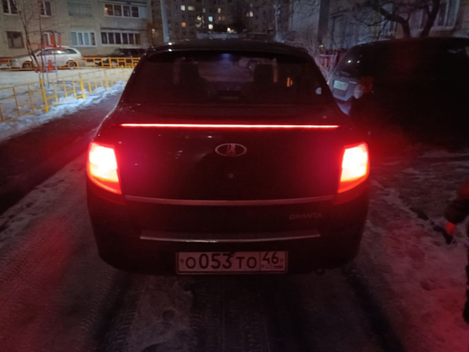 Подсветка салона — Lada Гранта (1G), 1,6 л, 2012 года | стайлинг | DRIVE2