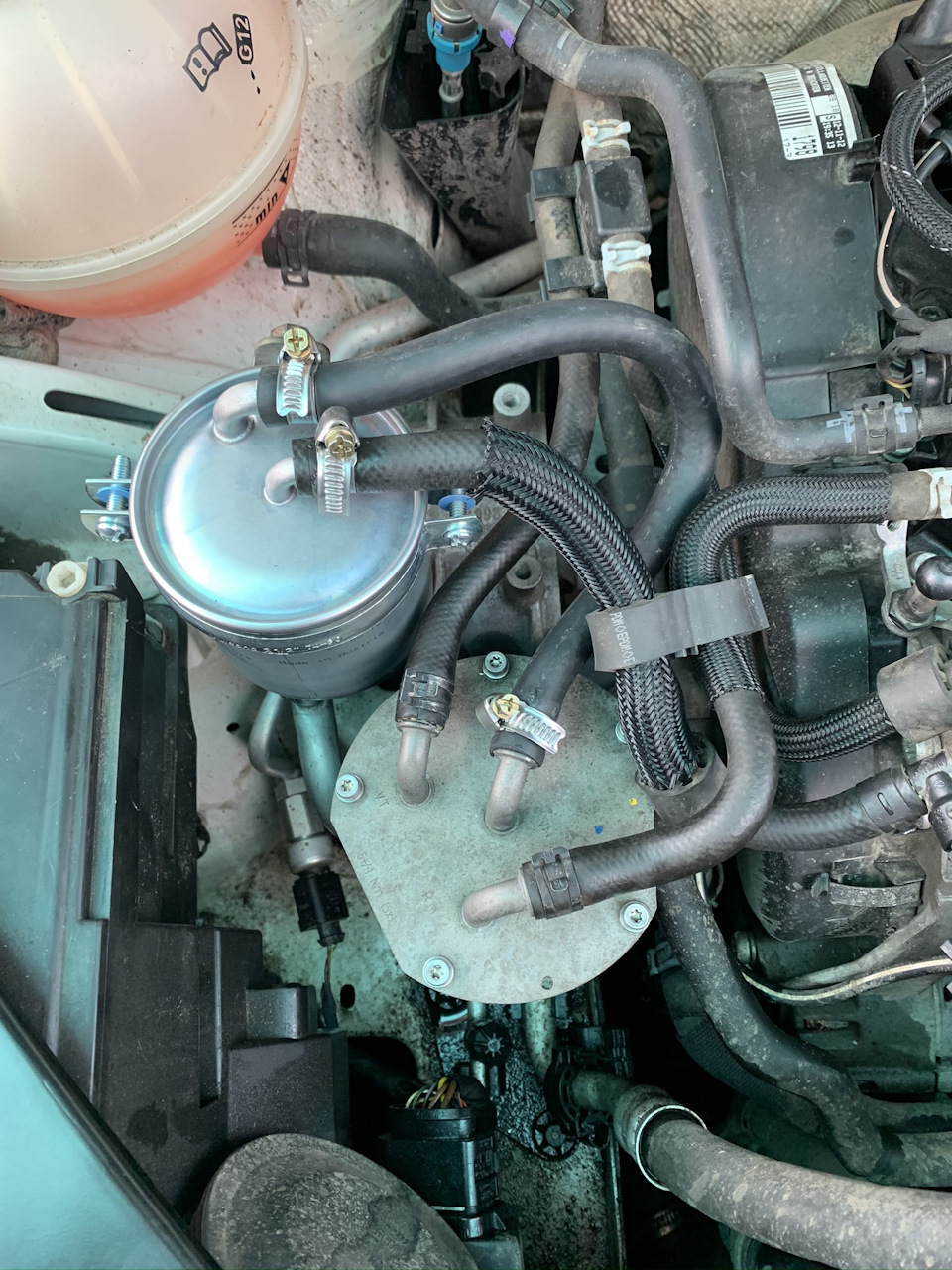 #21. Дополнительный топливный фильтр — Volkswagen Tiguan (1G), 2 л ...