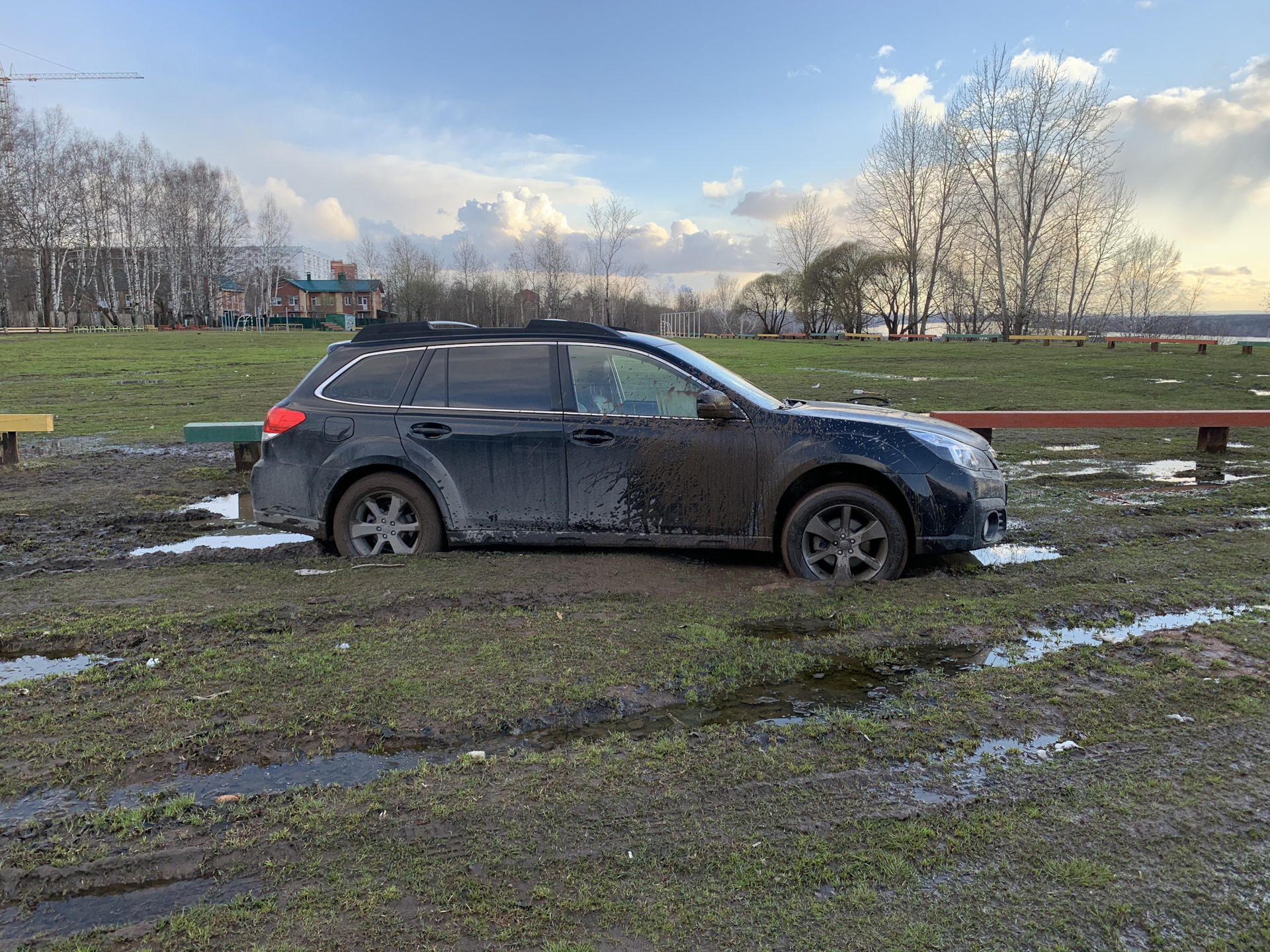 Главное, не переоценить возможности авто))) — Subaru Outback (BR), 2,5 л,  2014 года | другое | DRIVE2