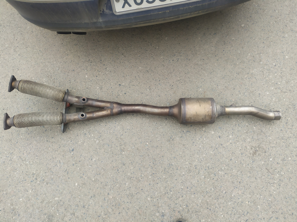 Ремонт выхлопа: замена выпускного коллектора и приемной трубы ...