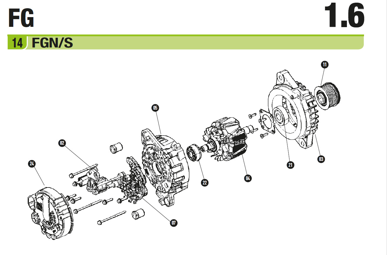 Генератор valeo схема. Ahv0072mg Krauf Размеры.