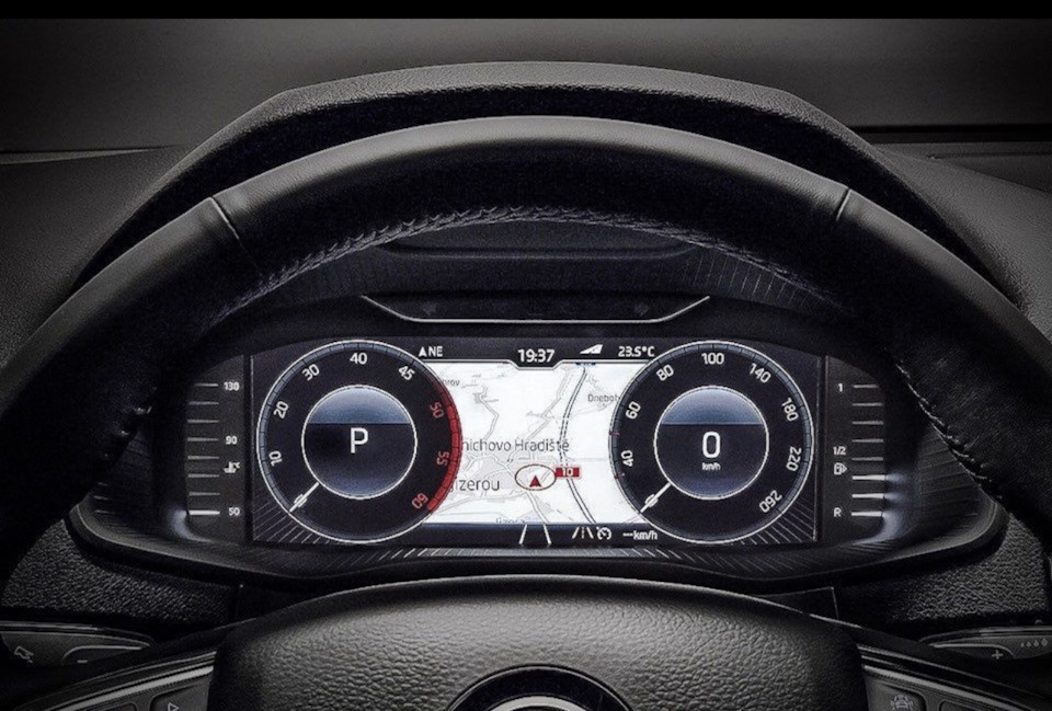 Подводные камни установки бу ЖК приборной панели на шкода октавия а7 ...