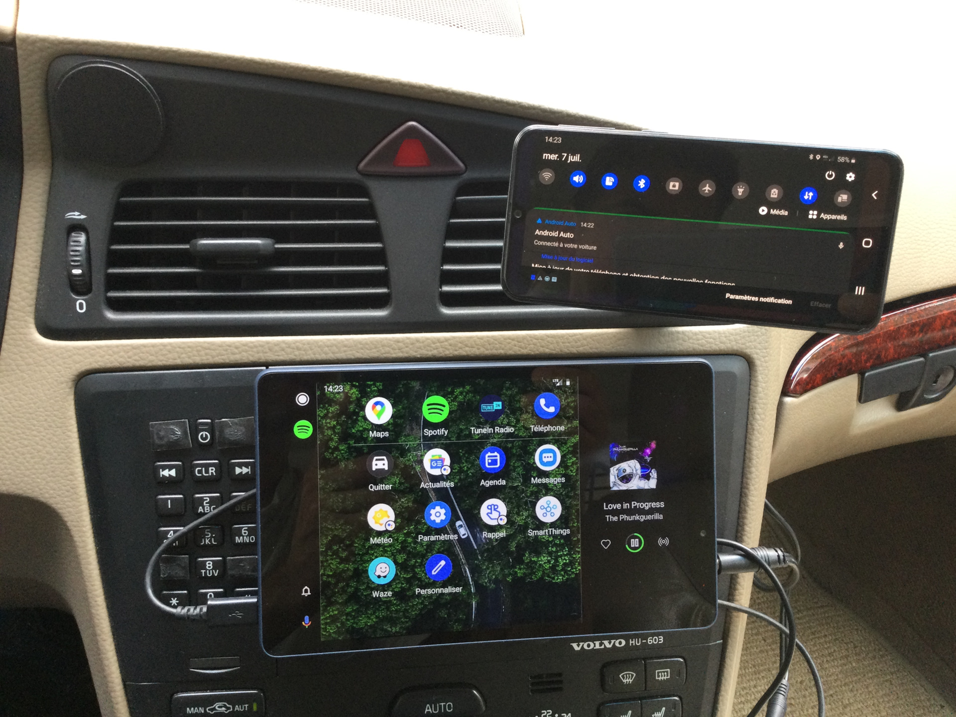 Беспроводной Android Auto со splitscreen (разд. экран) почти даром — Volvo  XC70 II, 2,4 л, 2004 года | электроника | DRIVE2