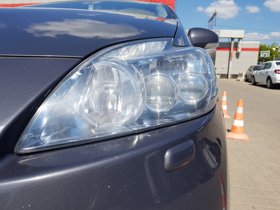 Немного сравнения Led фар — Toyota Prius (30), 1,8 л, 2010 года ...