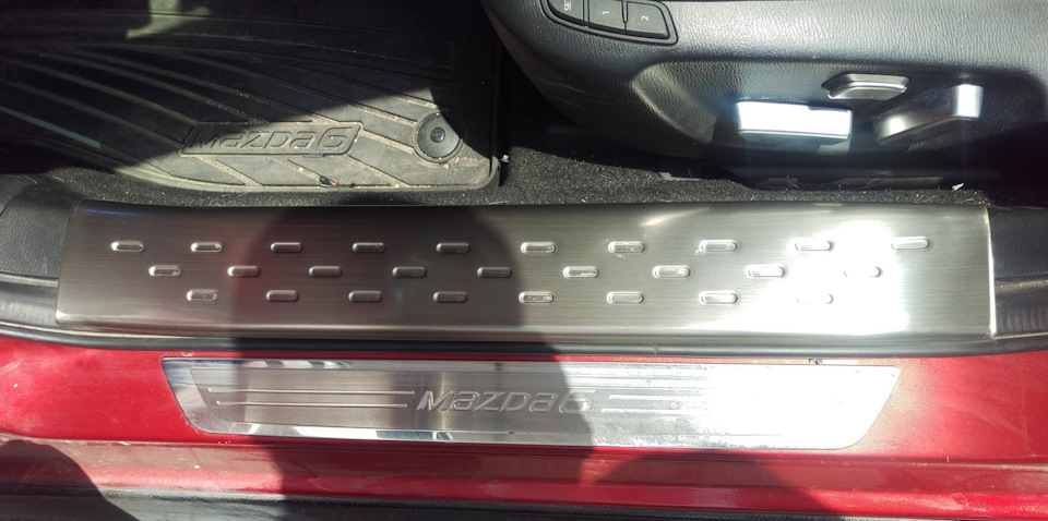 Пороги в черном — Mazda 6 (3G) GJ, 2,5 л, 2014 года | стайлинг | DRIVE2