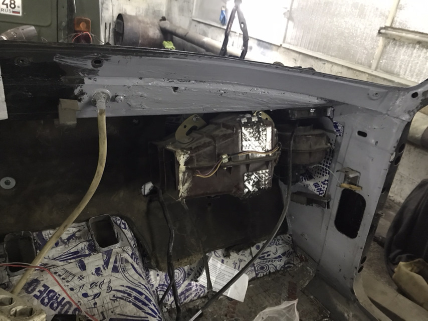 Установка печки и подключение патрубков — ГАЗ 2402, 2,4 л., 1978 года ...