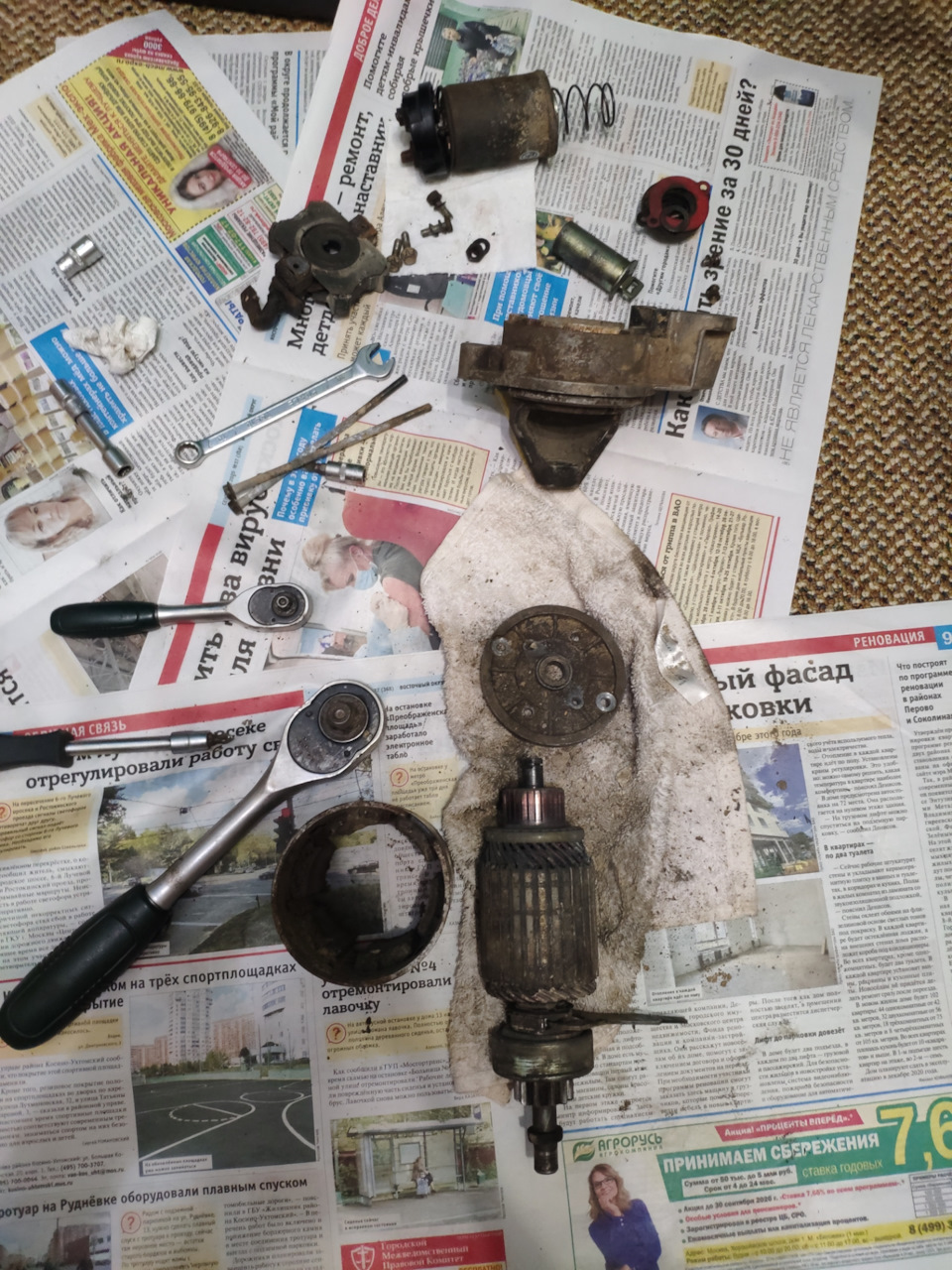 Перестал крутить стартер — Lada 4x4 3D, 1,6 л, 1991 года | своими ...