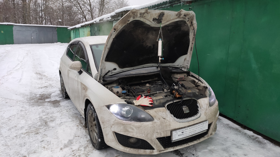 Seat Leon 1.4 122 л.с промывка форсунок/инжектора — Промывка форсунок ...