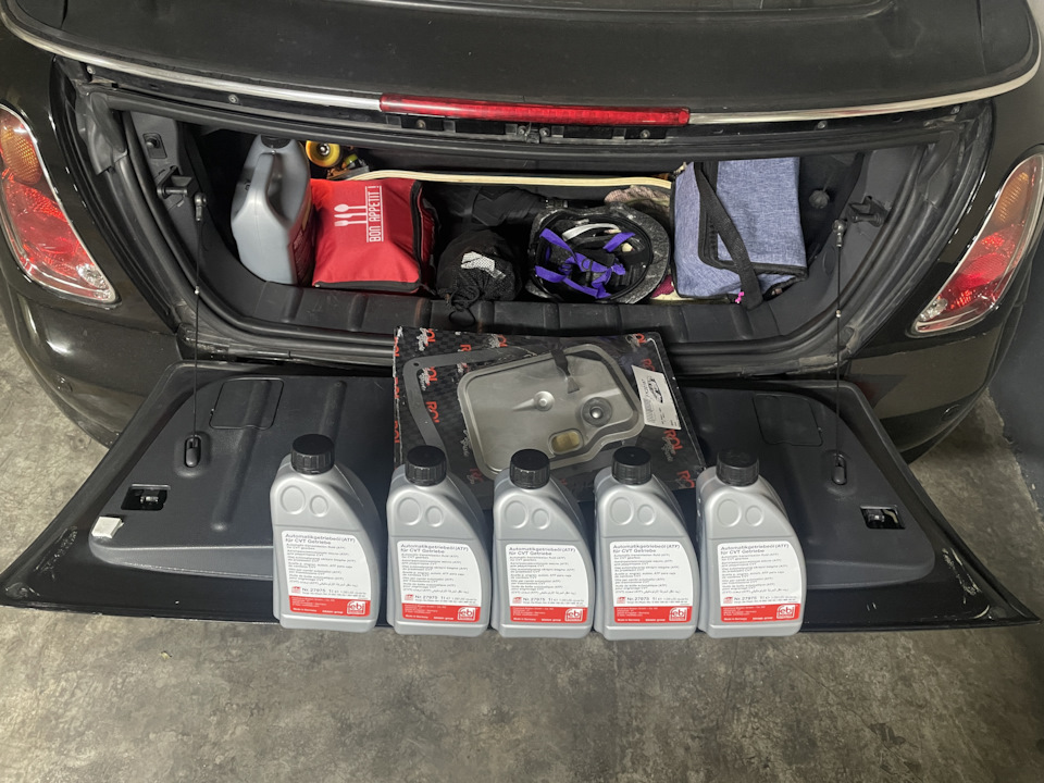 Замена масла и фильтра в автоматической коробке передач CVT (вариатор ...