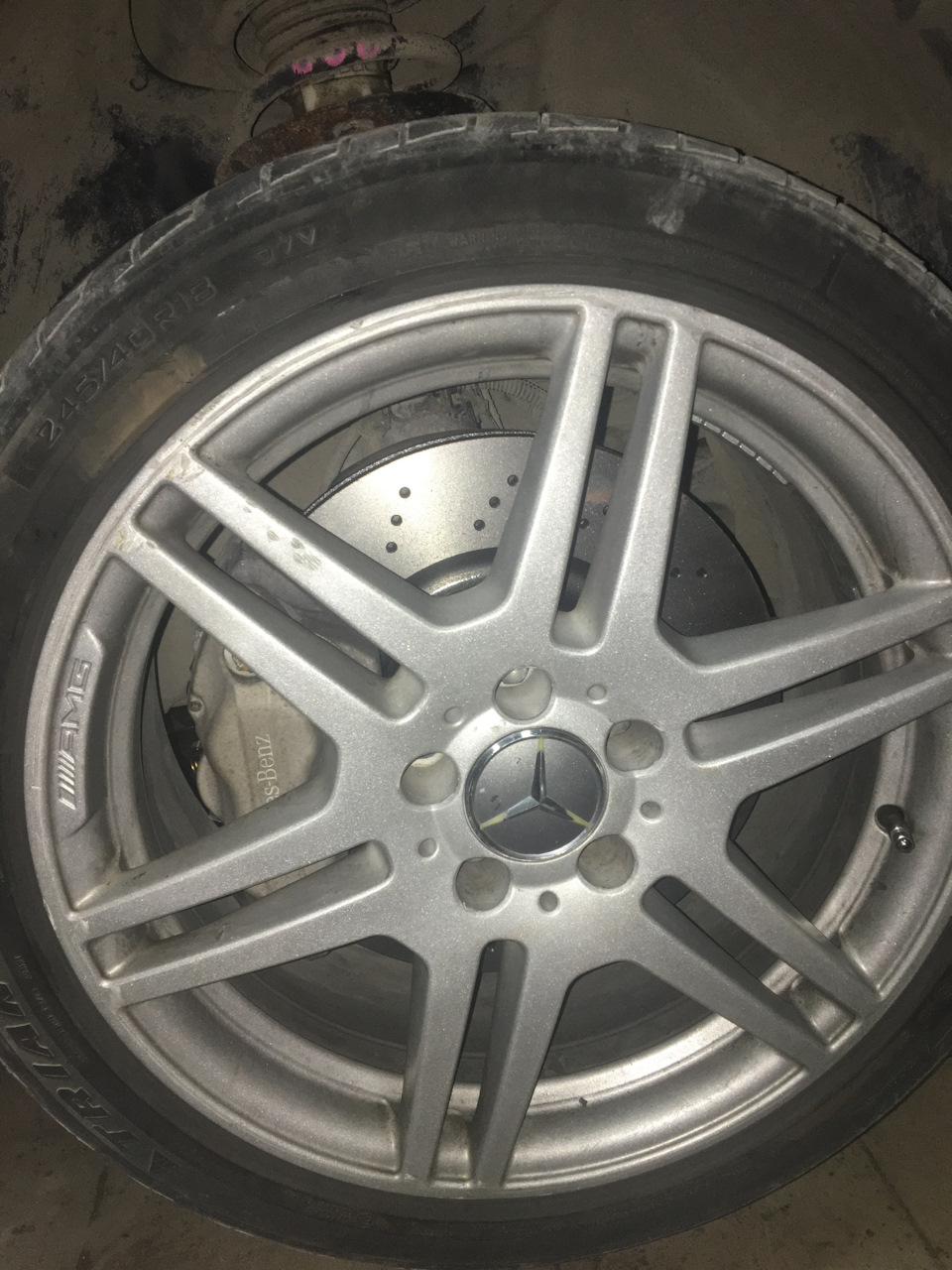 Новые передние тормоза brembo 344мм 4х поршневые — Mercedes-Benz E ...