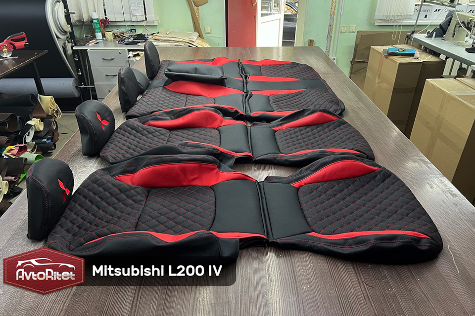 Каркасные авточехлы AvtoRitet на Mitsubishi L200 4 — ШвейАльянсГрупп на ...