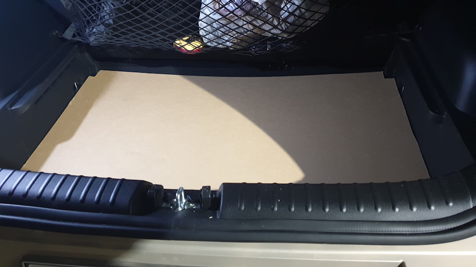 Пол в багажник для Kia Rio X и X-Line УСИЛЕННЫЙ, с подъемным люком без органайзера