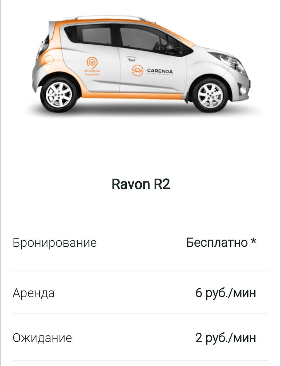 Каршеринг. Youdrive — Ravon R2 — DRIVE2