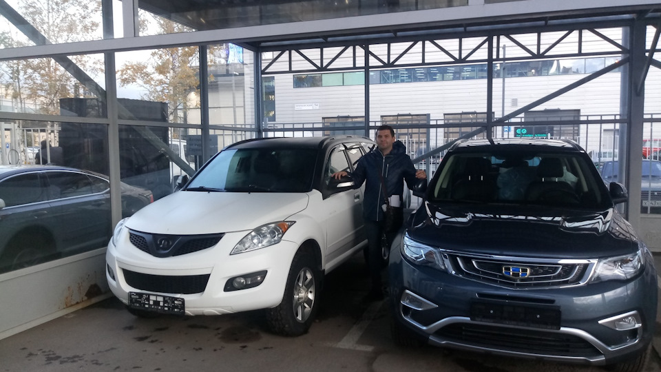Яндекс Авто с прошивочкой — Geely Atlas (1G), 1,8 л, 2019 года ...