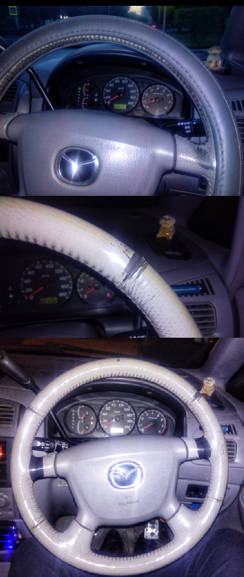 Так выглядел руль раньше — Mazda Premacy (1G)