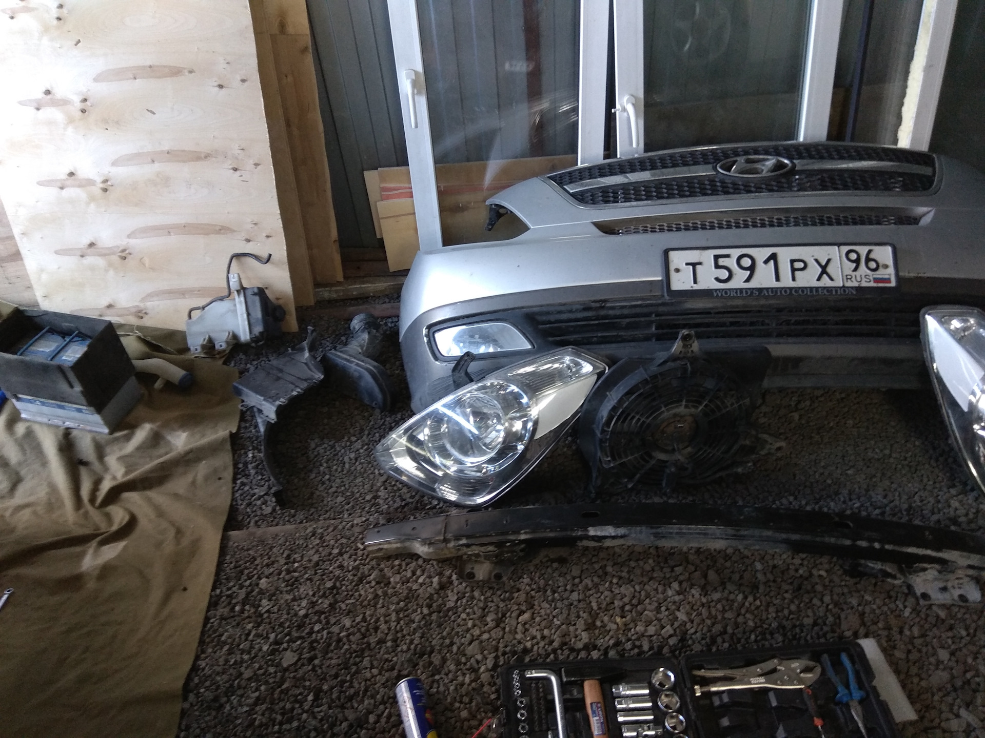 Замена ремня навесного оборудования часть 2 — Hyundai Grand Starex, 2,5 ...