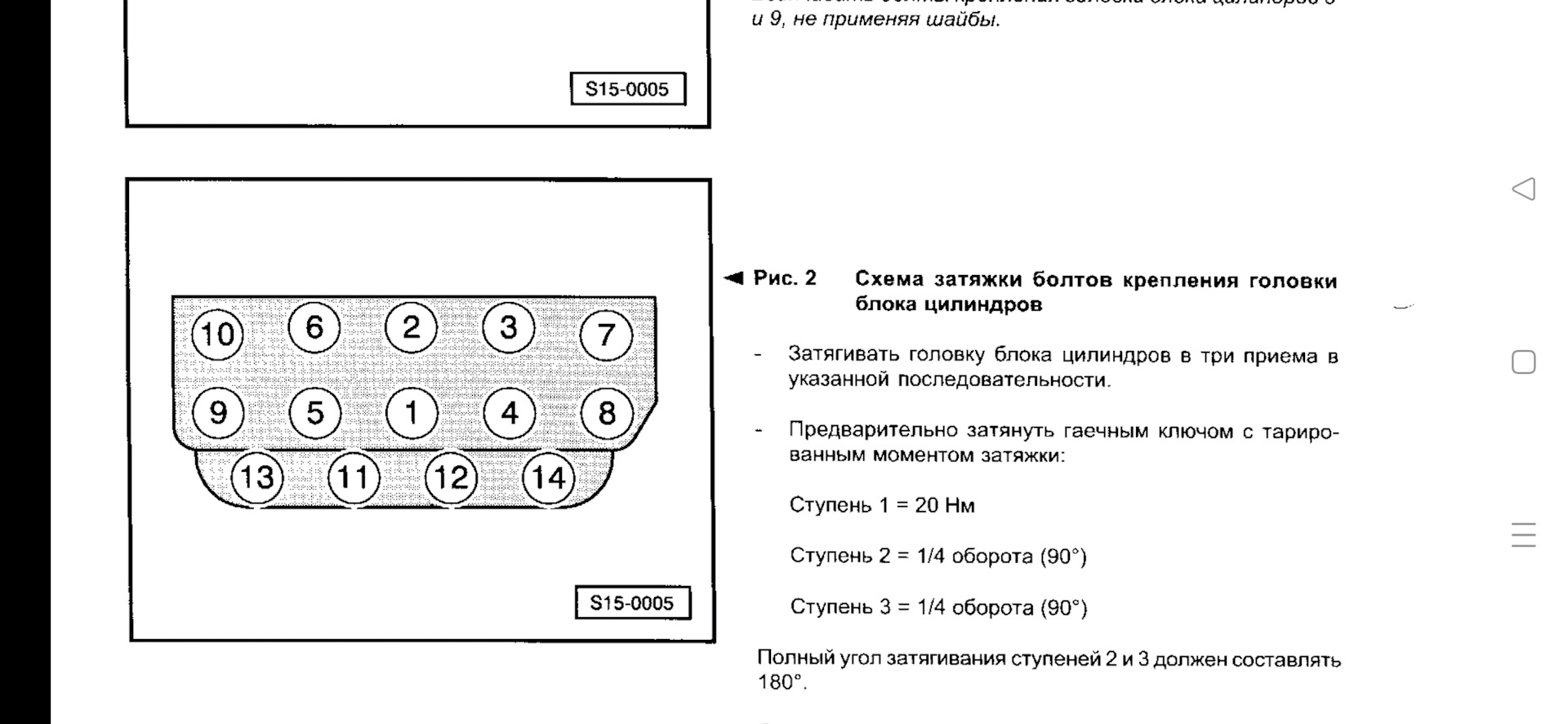 Момент затяжки болтов гбц