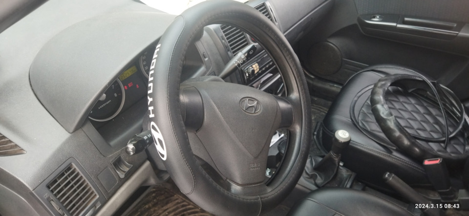 Оплётка руля. — Hyundai Getz, 1,4 л, 2008 года | аксессуары | DRIVE2