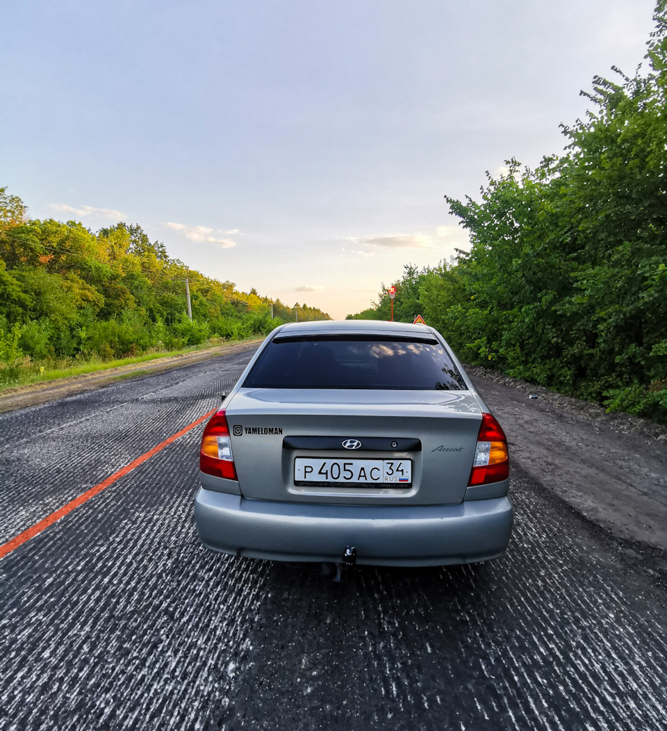 Люблю дальние поездки… — Hyundai Accent (2G), 1,5 л, 2010 года | фотография  | DRIVE2