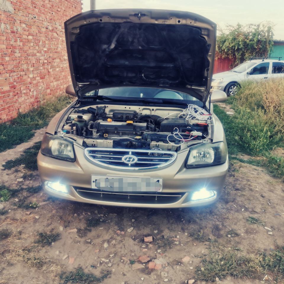 Обновление туманок. — Hyundai Accent (2G), 1,5 л, 2006 года | тюнинг ...