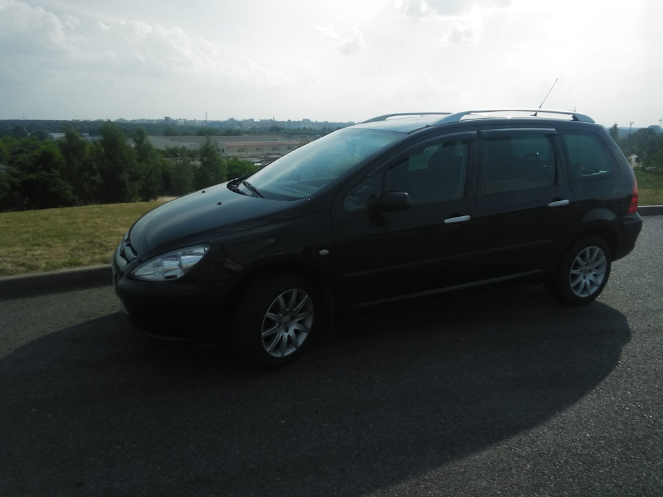 Альтернативная оптика Sonar Пежо 307 дорестайл. — Peugeot 307 SW, 2 л ...