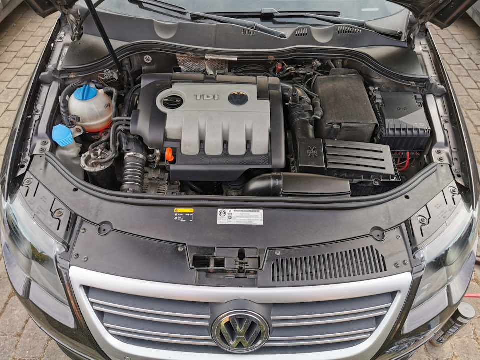 стайлинг под капотом пассат б6 — Volkswagen Passat Variant (B6), 2 л ...