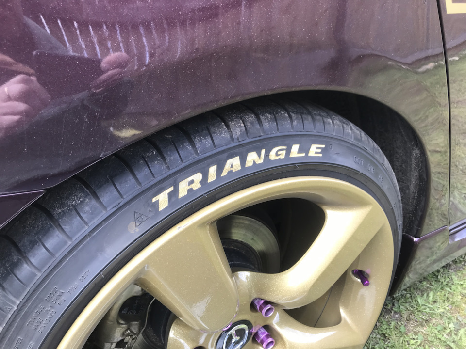 Маркер для надписей на шинах?! — Mazda 3 (1G) BK, 1,6 л, 2007 года ...